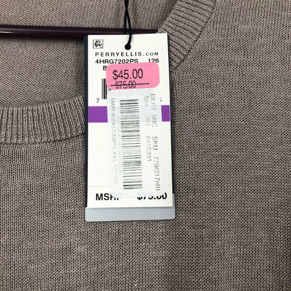 Men’s NWT Pierre Cardin Linen/Modal Blend Shirt, Pullover, Super Soft SZ XXL - Picture 4 of 6